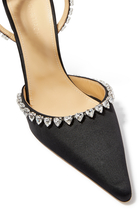 Audrey 100 Crystal-Embellished Sandals